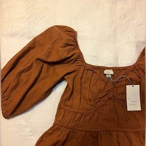 Never worn cropped blouse from Target (a new day).